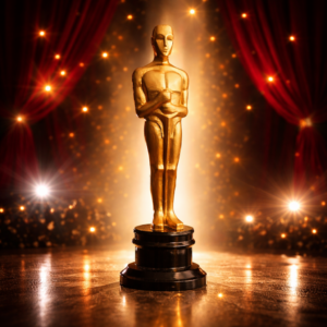 Figura Tipo Premio Oscar 1 m – Decoración para Fiesta Temática Hollywood