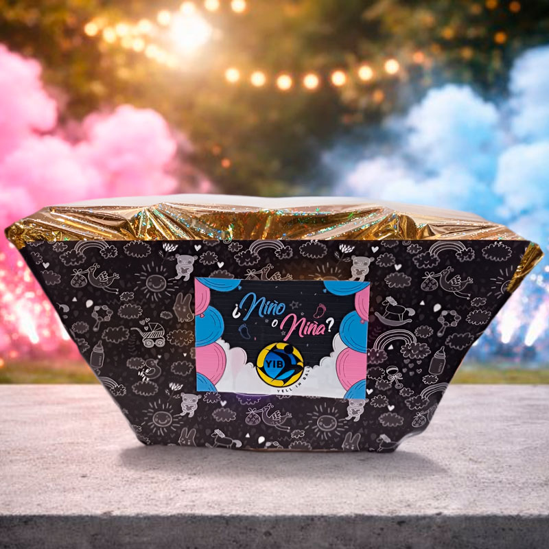 Minas Abanico para Revelación de Género – 10 líneas de humo (Rosa o Azul)