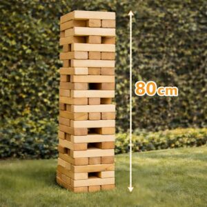 Jenga Gigante de Madera – Juego Interactivo para Eventos