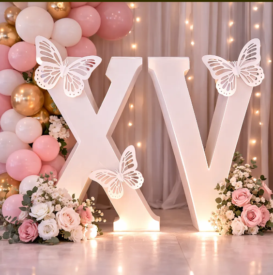 Mariposas Decorativas 3D para Eventos | Kit de 3 Piezas para Bodas, XV Años y Gender Reveal - Imagen 6